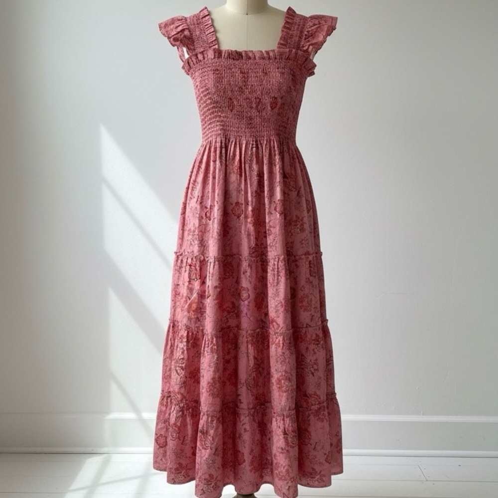 Hill House Pink Nap Dress with pockets